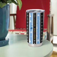 Argentina Christmas Tumbler Cup Feliz Navidad Sol de Mayo - Wonder Print Shop