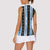 Argentina Christmas Women Sleeveless Polo Shirt Feliz Navidad Sol de Mayo - Wonder Print Shop
