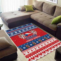 Czech Republic Christmas Area Rug Czechia Vesele Vanoce - Wonder Print Shop