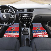 Czech Republic Christmas Car Mats Czechia Vesele Vanoce - Wonder Print Shop