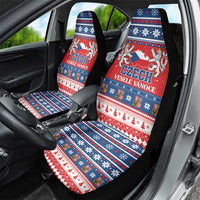 Czech Republic Christmas Car Seat Cover Czechia Vesele Vanoce - Wonder Print Shop