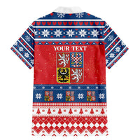 Personalized Czech Republic Christmas Family Matching Mermaid Dress and Hawaiian Shirt Czechia Vesele Vanoce - Wonder Print Shop