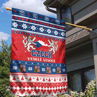 Czech Republic Christmas Garden Flag Czechia Vesele Vanoce - Wonder Print Shop