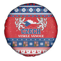 Czech Republic Christmas Spare Tire Cover Czechia Vesele Vanoce - Wonder Print Shop