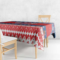 Czech Republic Christmas Tablecloth Czechia Vesele Vanoce - Wonder Print Shop