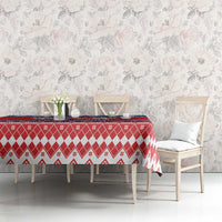 Czech Republic Christmas Tablecloth Czechia Vesele Vanoce - Wonder Print Shop
