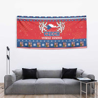 Czech Republic Christmas Tapestry Czechia Vesele Vanoce - Wonder Print Shop
