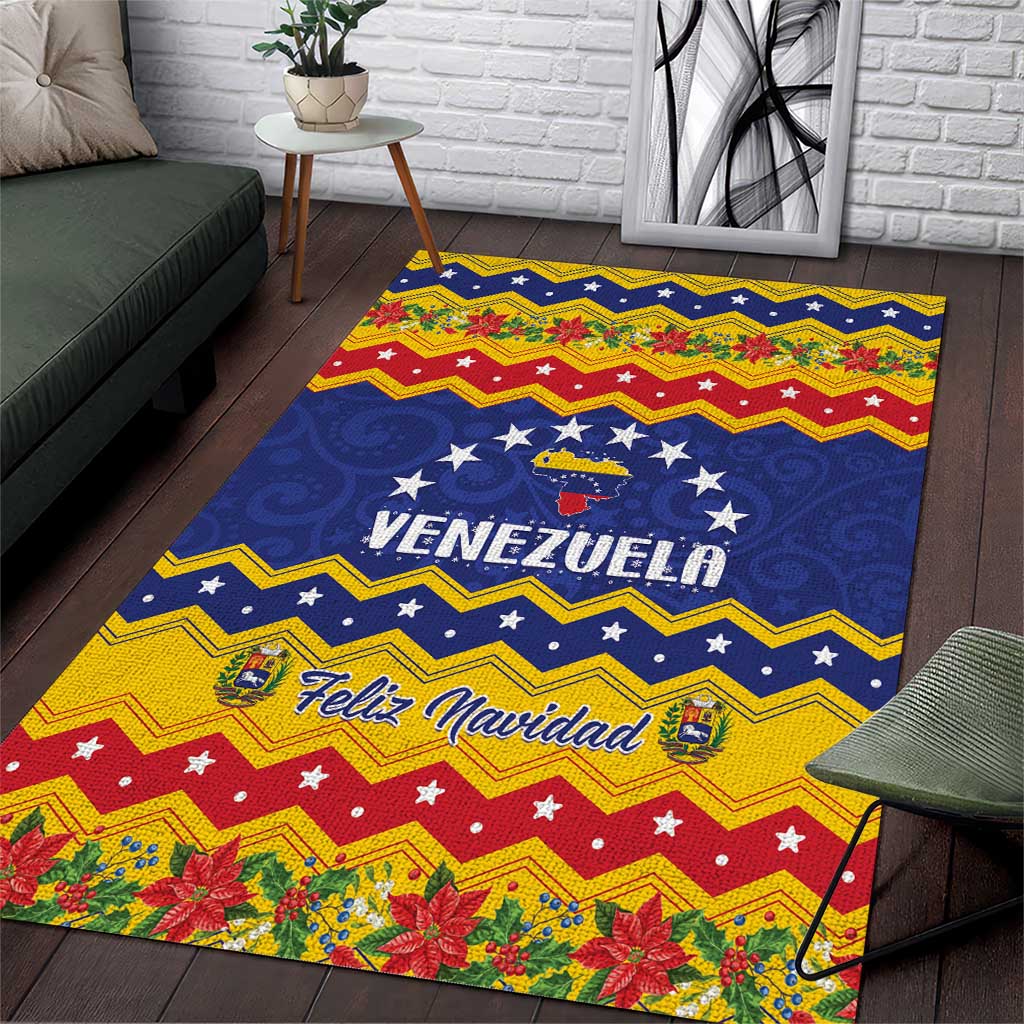 Venezuela Christmas Area Rug Feliz Navidad - Wonder Print Shop