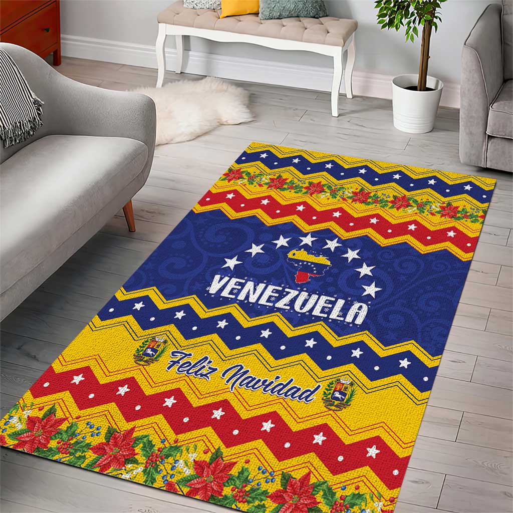 Venezuela Christmas Area Rug Feliz Navidad - Wonder Print Shop