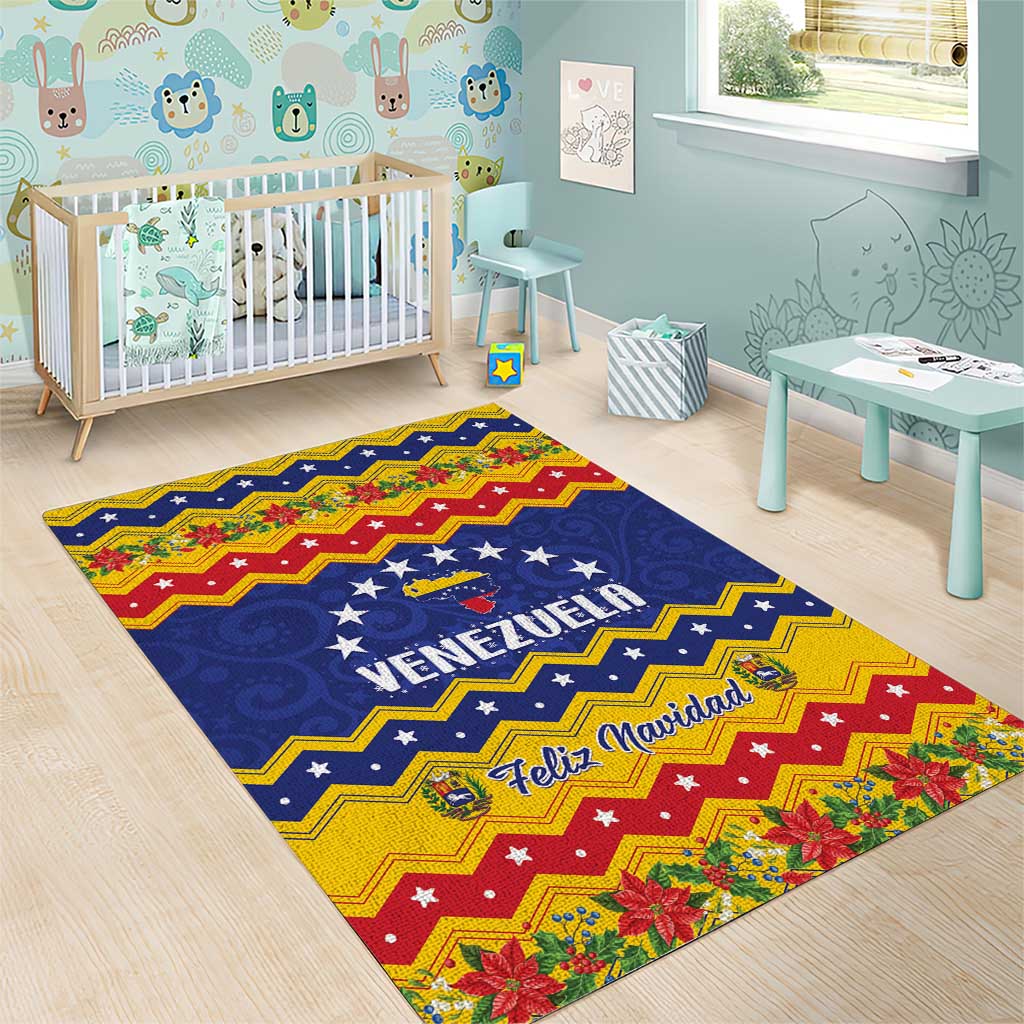 Venezuela Christmas Area Rug Feliz Navidad - Wonder Print Shop