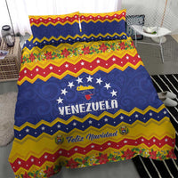 Venezuela Christmas Bedding Set Feliz Navidad - Wonder Print Shop