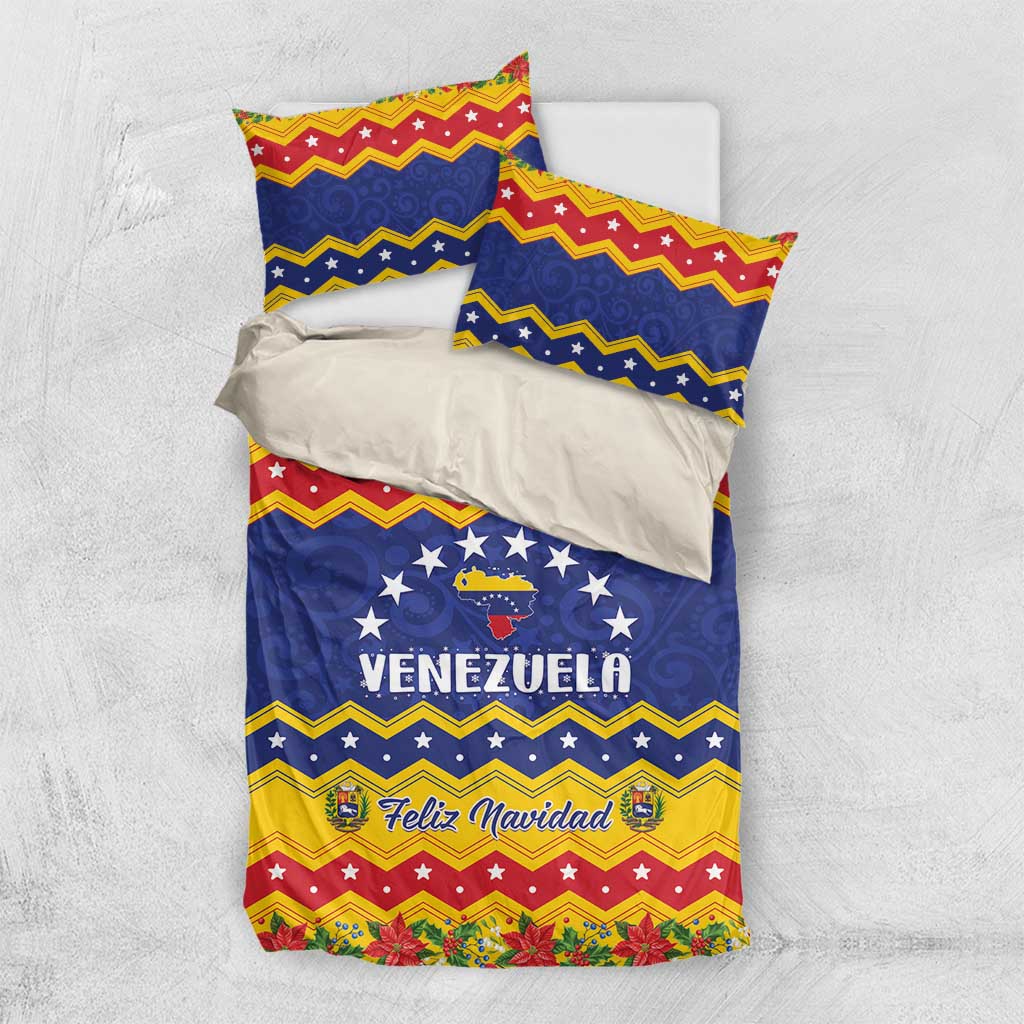 Venezuela Christmas Bedding Set Feliz Navidad - Wonder Print Shop