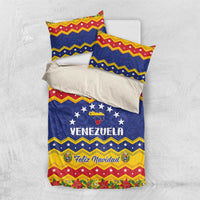 Venezuela Christmas Bedding Set Feliz Navidad - Wonder Print Shop