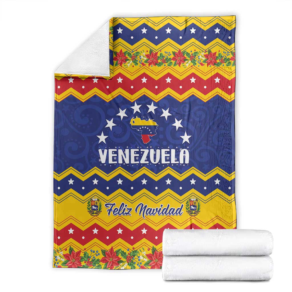 Venezuela Christmas Blanket Feliz Navidad