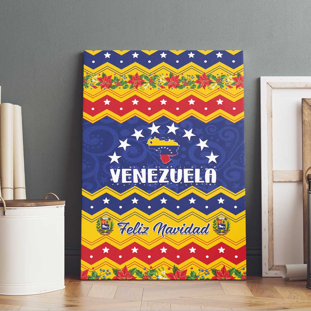 Venezuela Christmas Canvas Wall Art Feliz Navidad - Wonder Print Shop
