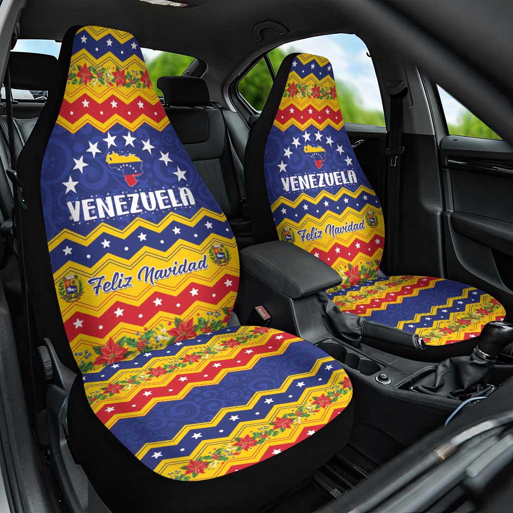 Venezuela Christmas Car Seat Cover Feliz Navidad - Wonder Print Shop