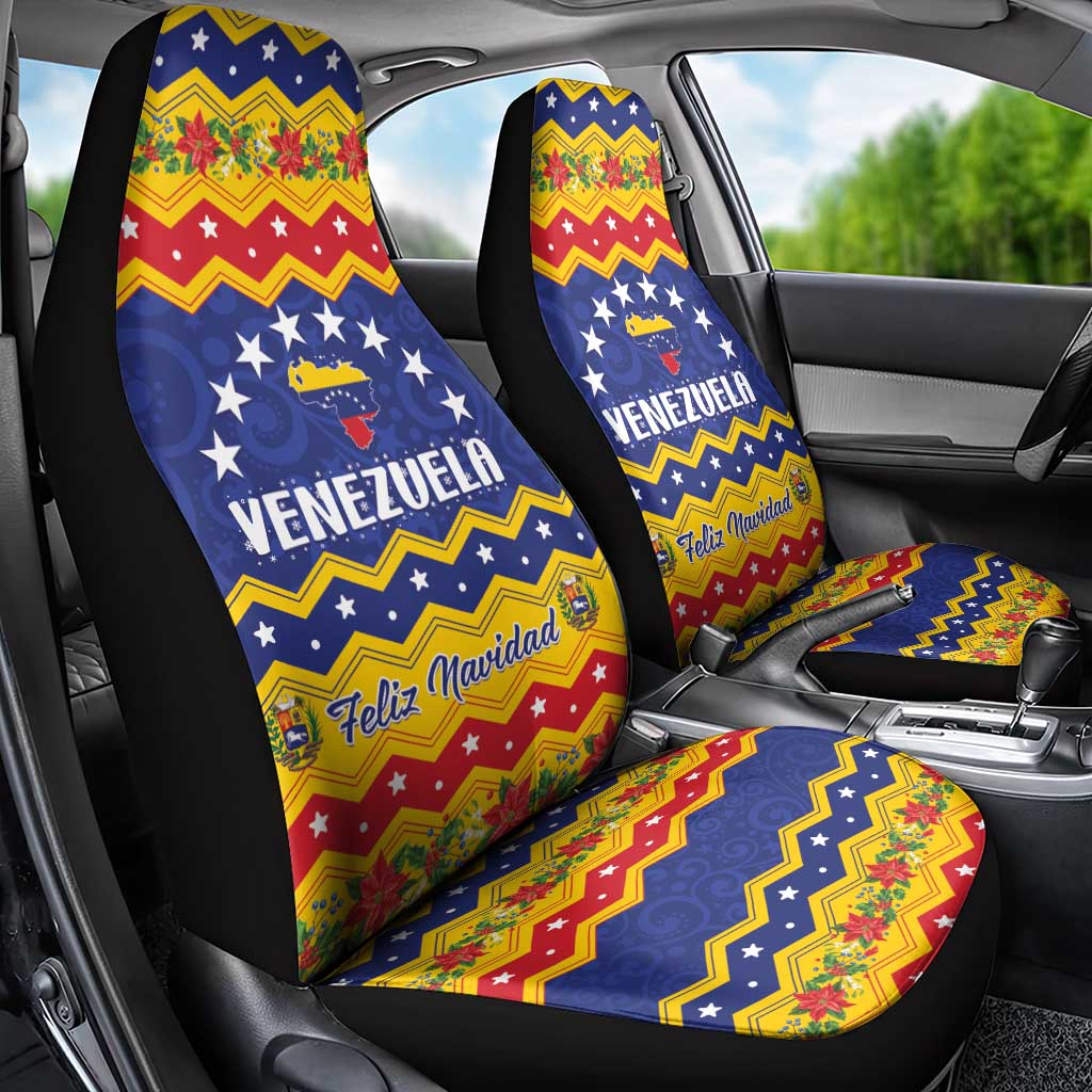 Venezuela Christmas Car Seat Cover Feliz Navidad - Wonder Print Shop