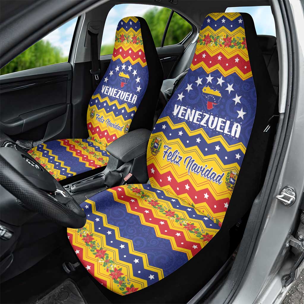Venezuela Christmas Car Seat Cover Feliz Navidad - Wonder Print Shop