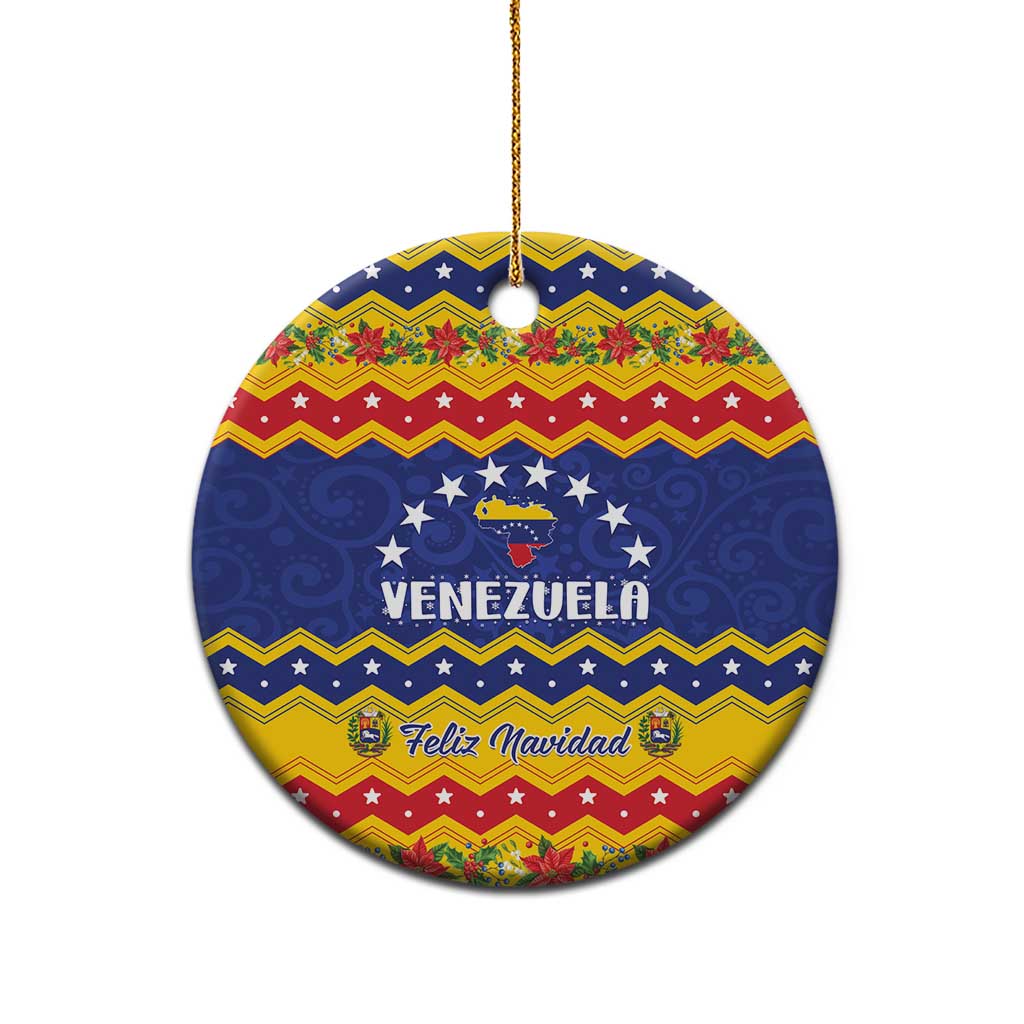 Venezuela Christmas Ceramic Ornament Feliz Navidad - Wonder Print Shop