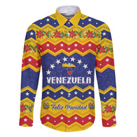 Personalized Venezuela Christmas Family Matching Long Sleeve Bodycon Dress and Hawaiian Shirt Feliz Navidad - Wonder Print Shop