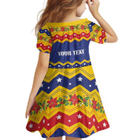 Personalized Venezuela Christmas Family Matching Tank Maxi Dress and Hawaiian Shirt Feliz Navidad - Wonder Print Shop