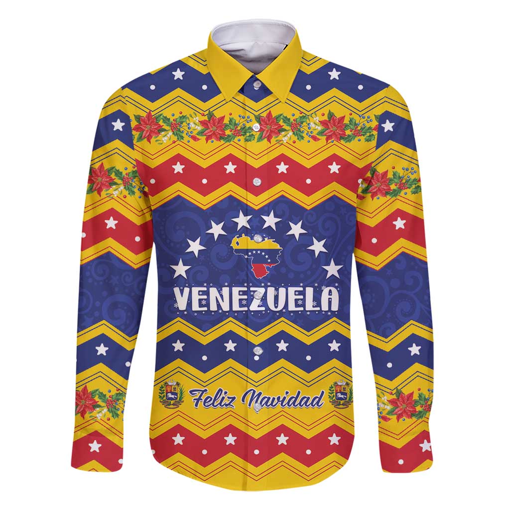 Personalized Venezuela Christmas Family Matching Tank Maxi Dress and Hawaiian Shirt Feliz Navidad - Wonder Print Shop