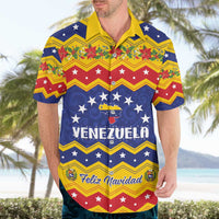 Personalized Venezuela Christmas Hawaiian Shirt Feliz Navidad - Wonder Print Shop