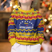 Venezuela Christmas Kid Ugly Christmas Sweater Feliz Navidad - Wonder Print Shop