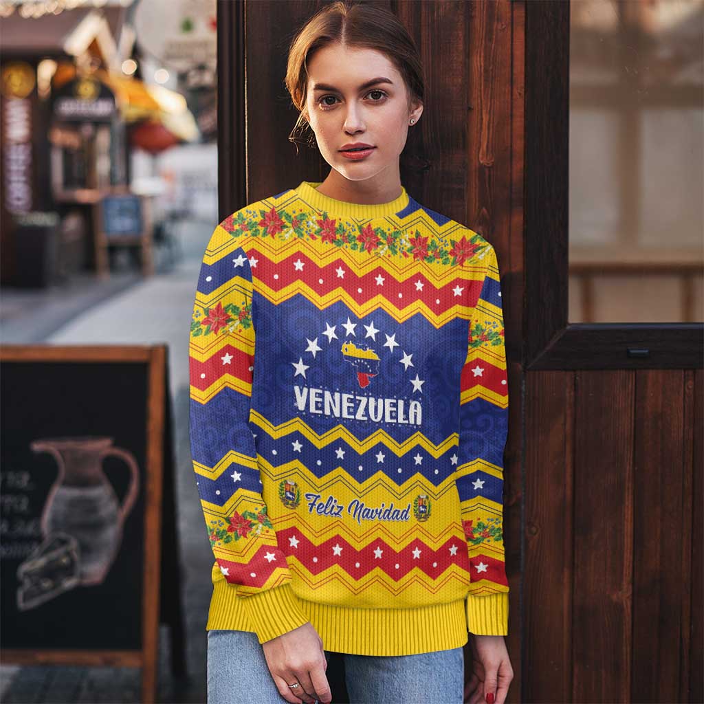 Venezuela Christmas Ugly Christmas Sweater Feliz Navidad - Wonder Print Shop