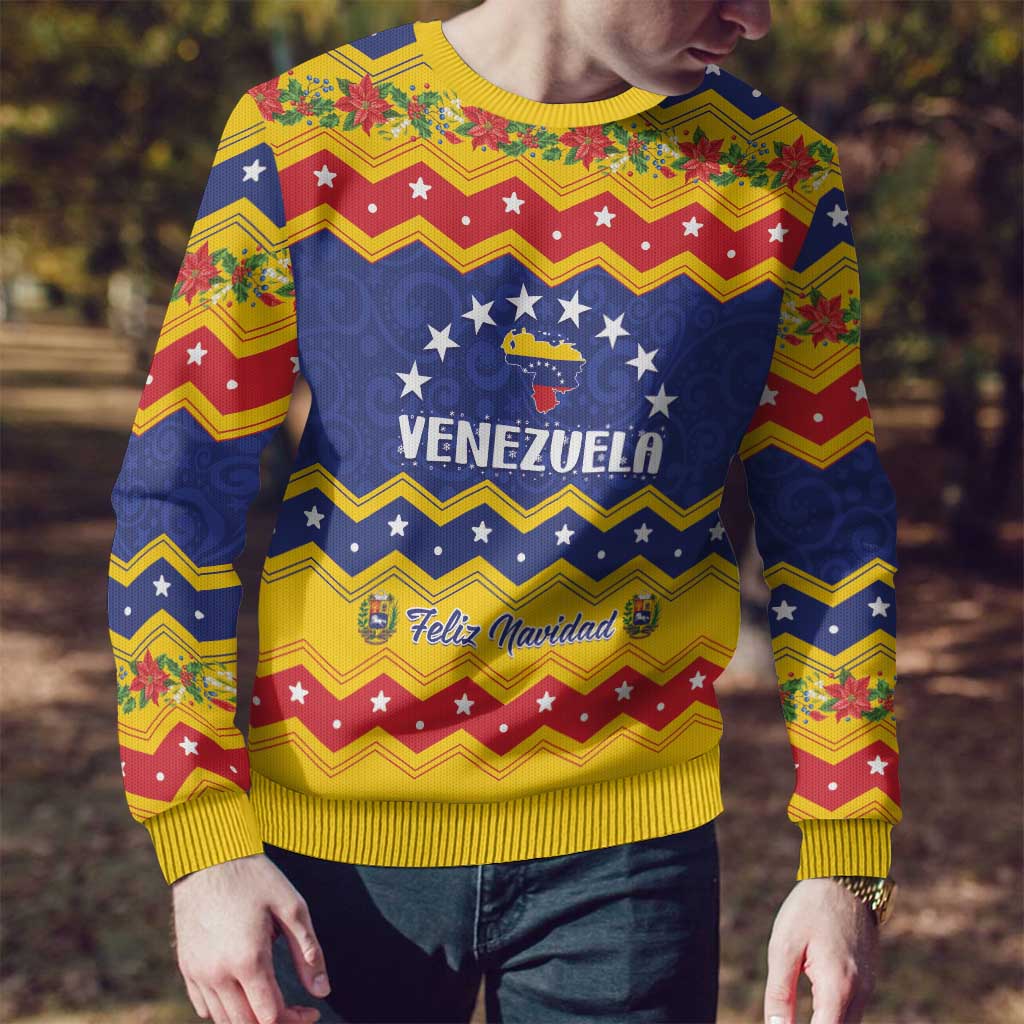 Venezuela Christmas Ugly Christmas Sweater Feliz Navidad - Wonder Print Shop