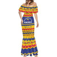 Personalized Venezuela Christmas Mermaid Dress Feliz Navidad - Wonder Print Shop