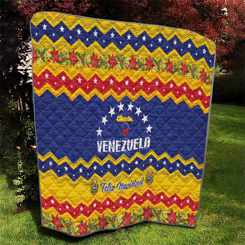 Venezuela Christmas Quilt Feliz Navidad - Wonder Print Shop