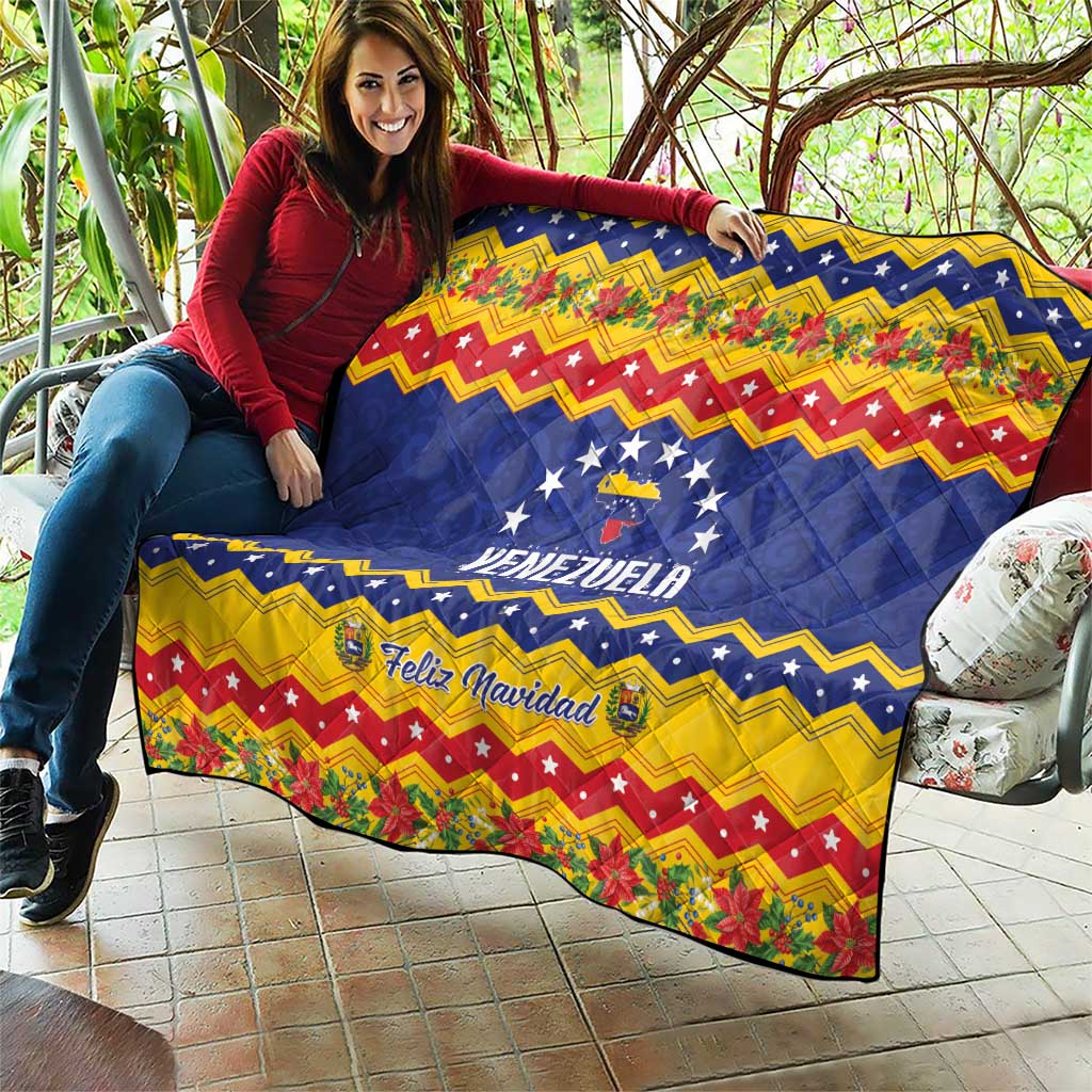 Venezuela Christmas Quilt Feliz Navidad - Wonder Print Shop