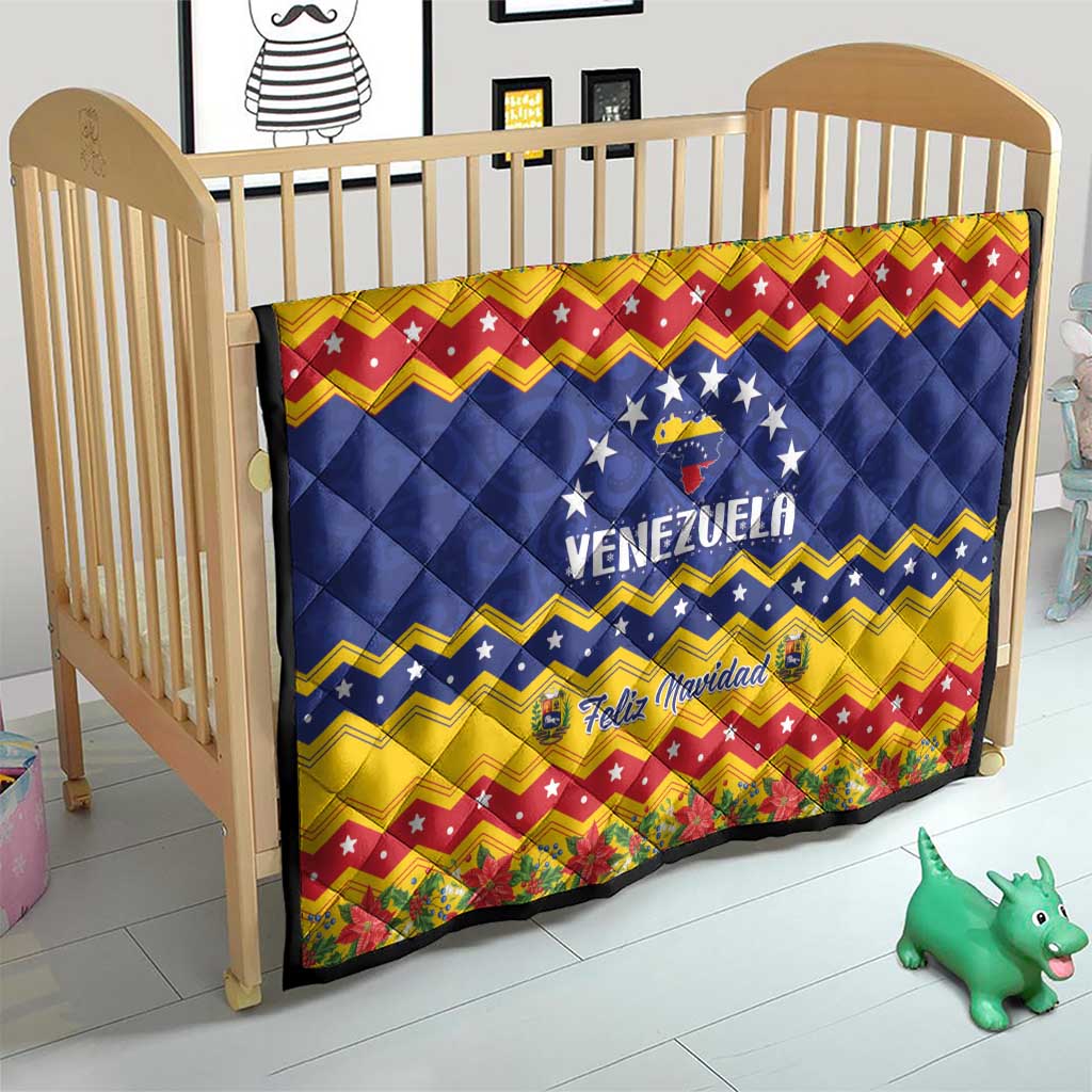 Venezuela Christmas Quilt Feliz Navidad - Wonder Print Shop