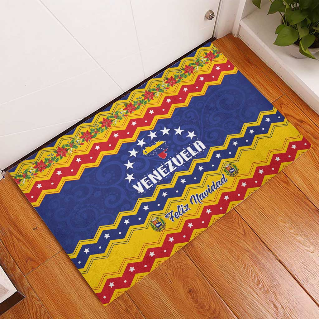 Venezuela Christmas Rubber Doormat Feliz Navidad - Wonder Print Shop