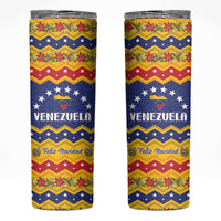 Venezuela Christmas Skinny Tumbler Feliz Navidad - Wonder Print Shop