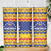 Venezuela Christmas Skinny Tumbler Feliz Navidad - Wonder Print Shop