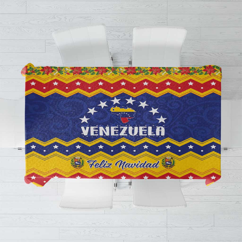 Venezuela Christmas Tablecloth Feliz Navidad - Wonder Print Shop
