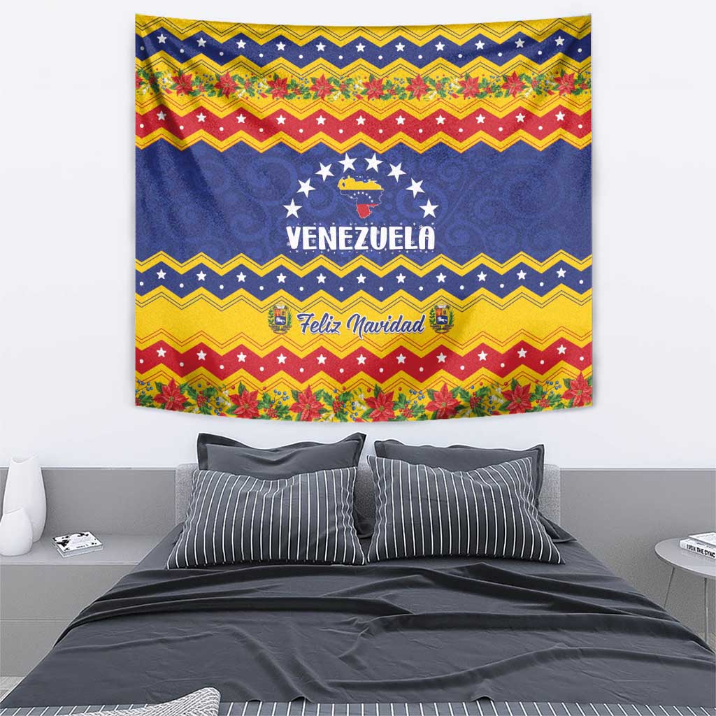 Venezuela Christmas Tapestry Feliz Navidad - Wonder Print Shop