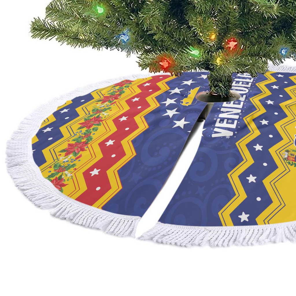Venezuela Christmas Tree Skirt Feliz Navidad - Wonder Print Shop
