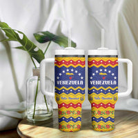 Venezuela Christmas Tumbler With Handle Feliz Navidad - Wonder Print Shop