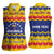 Personalized Venezuela Christmas Women Sleeveless Polo Shirt Feliz Navidad - Wonder Print Shop