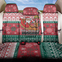 Hungary Christmas Back Car Seat Cover Magyarorszag Boldog Karacsonyt - Wonder Print Shop