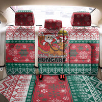 Hungary Christmas Back Car Seat Cover Magyarorszag Boldog Karacsonyt - Wonder Print Shop
