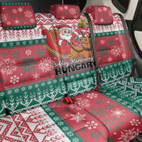 Hungary Christmas Back Car Seat Cover Magyarorszag Boldog Karacsonyt - Wonder Print Shop