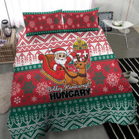 Hungary Christmas Bedding Set Magyarorszag Boldog Karacsonyt - Wonder Print Shop