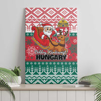 Hungary Christmas Canvas Wall Art Magyarorszag Boldog Karacsonyt - Wonder Print Shop