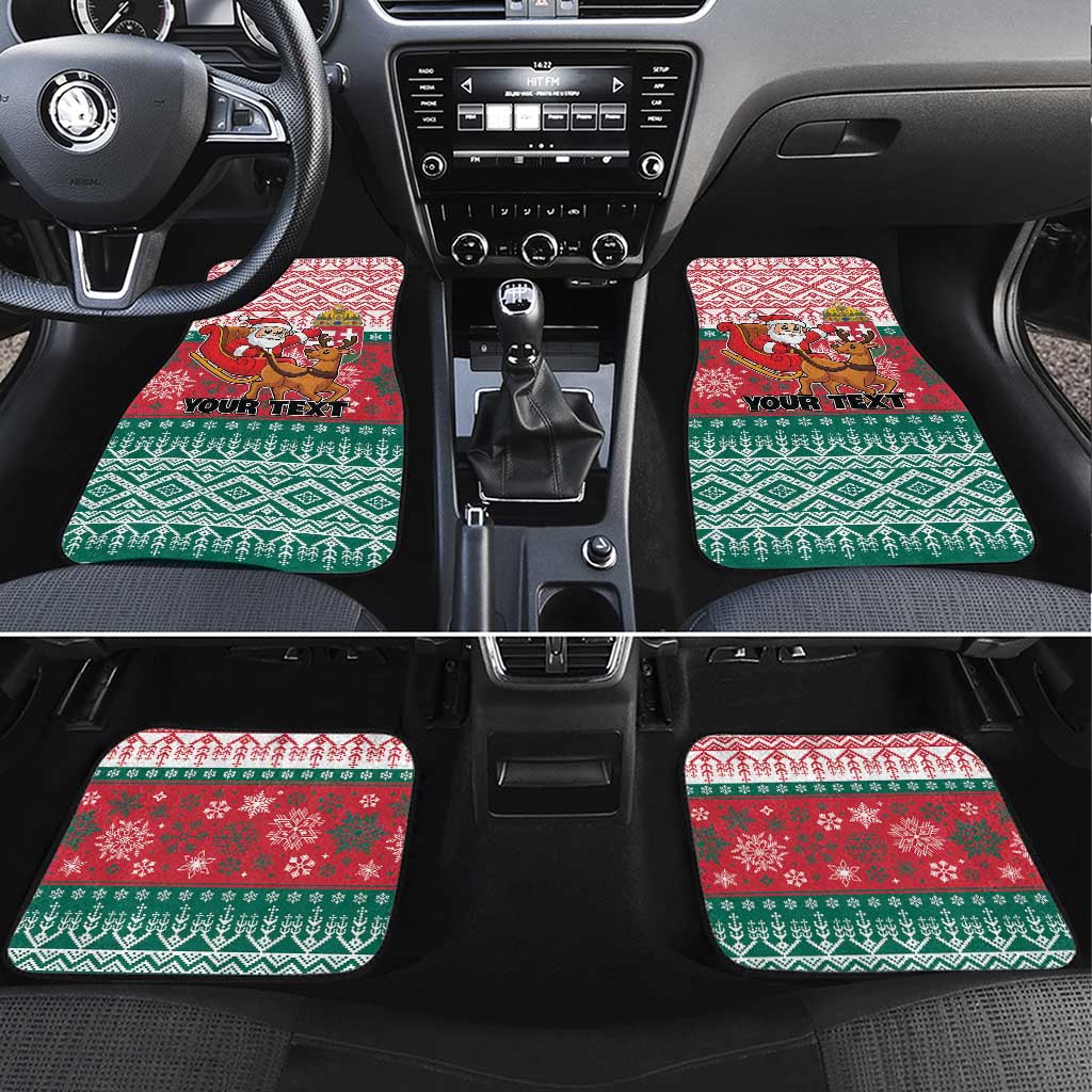 Hungary Christmas Car Mats Magyarorszag Boldog Karacsonyt - Wonder Print Shop