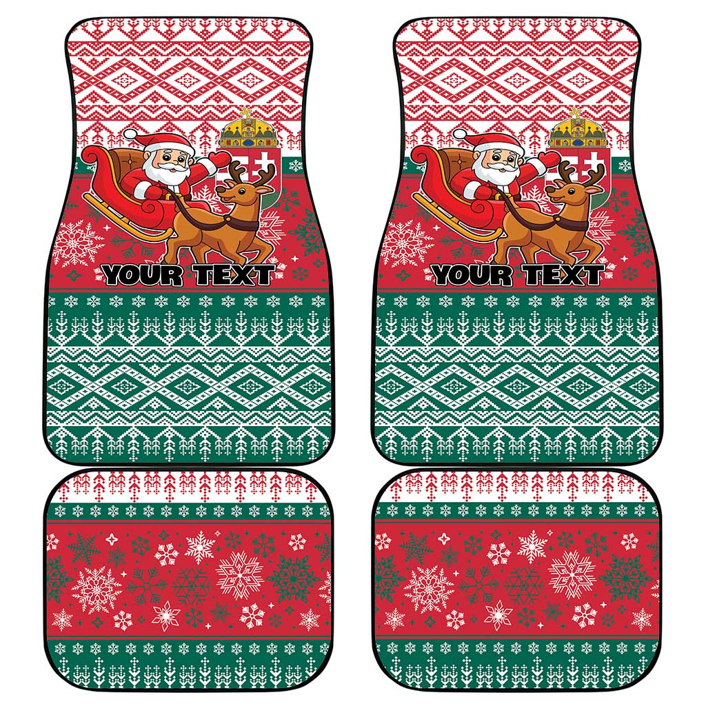 Hungary Christmas Car Mats Magyarorszag Boldog Karacsonyt - Wonder Print Shop