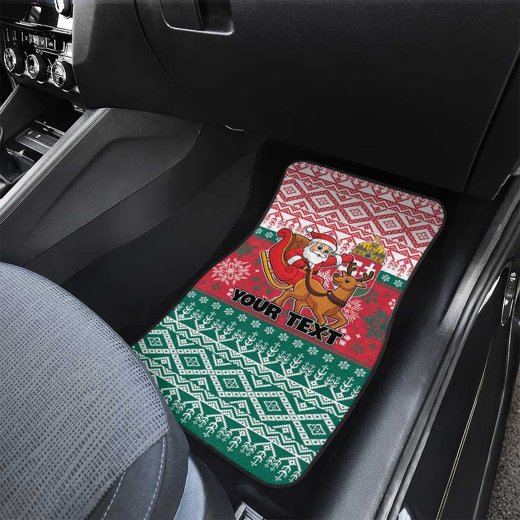 Hungary Christmas Car Mats Magyarorszag Boldog Karacsonyt - Wonder Print Shop
